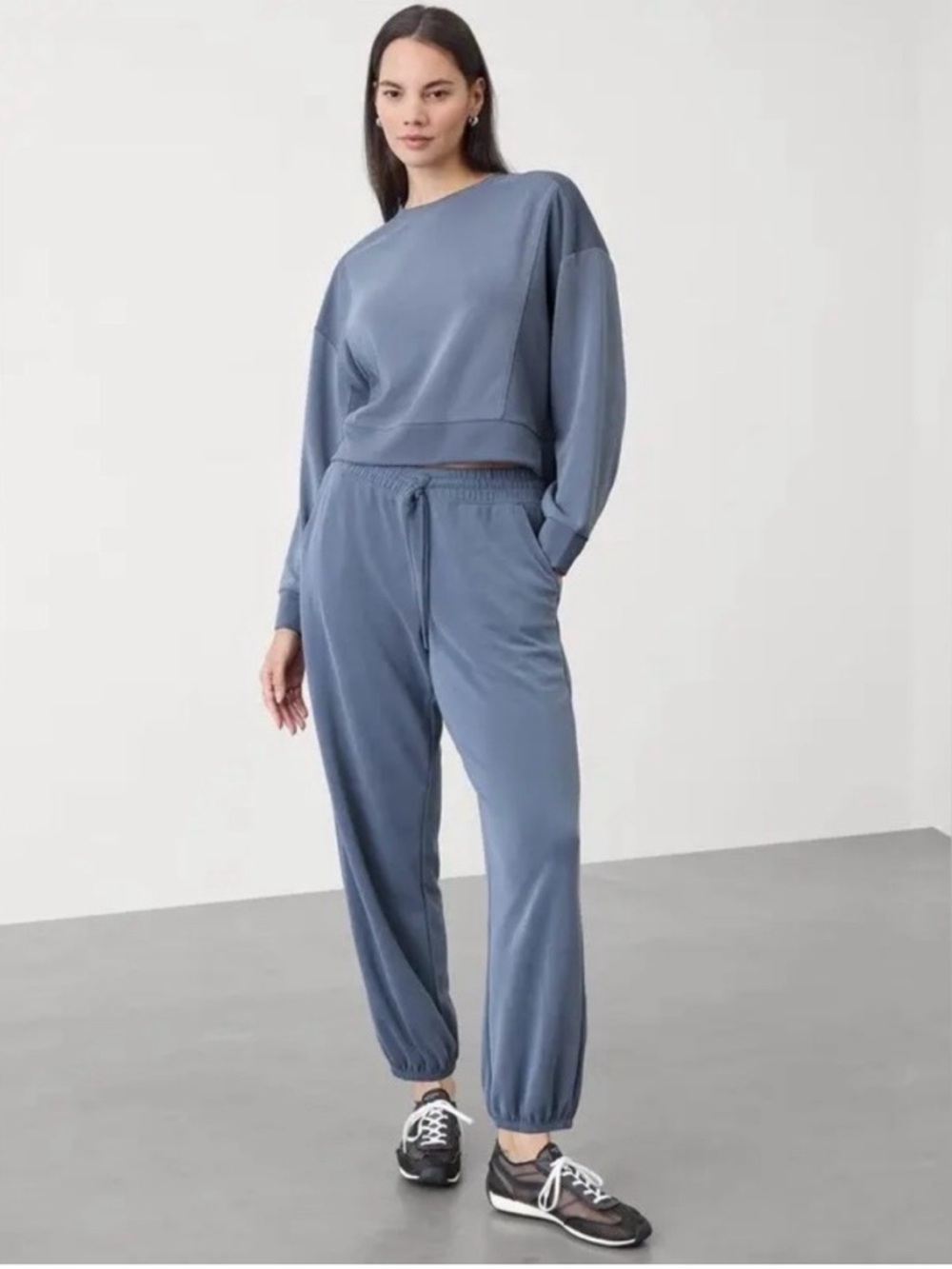 Athleta Slate Blue sea soft SET